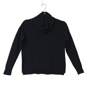 Madewell Sweater Knit Turtleneck  Ribbed Hem Womens Size XS Black Long Sleeves